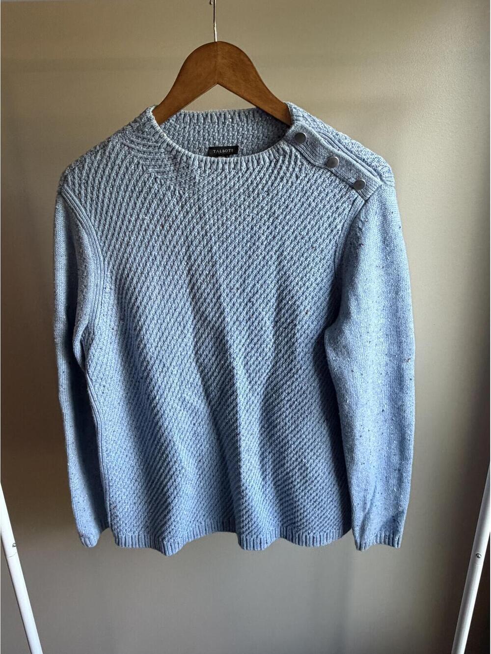 Talbots cotton blend knit sweater